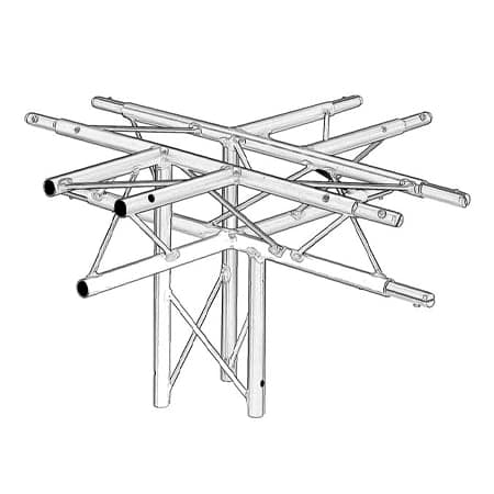5 Way Triangular Aluminum Junctions